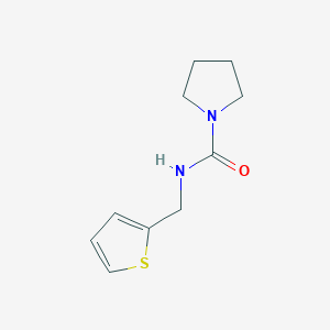 N-(thiophen-2-ylmethyl)pyrrolidine-1-carboxamide