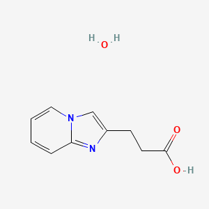 3-Imidazo[1,2-a]pyridin-2-ylpropanoic acid hydrate