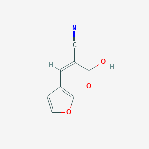 (Z)-2-cyano-3-(furan-3-yl)prop-2-enoic acid