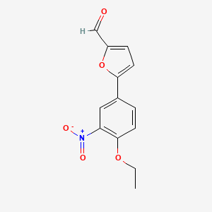 5-(4-Ethoxy-3-nitrophenyl)furan-2-carbaldehyde