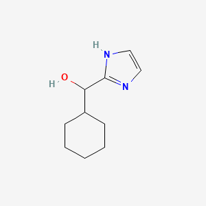 molecular formula C10H16N2O B2958289 cyclohexyl(1H-imidazol-2-yl)methanol CAS No. 154773-77-0
