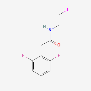 2-(2,6-Difluorophenyl)-N-(2-iodoethyl)acetamide