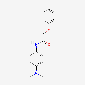 molecular formula C16H18N2O2 B2958402 N-[4-(dimethylamino)phenyl]-2-phenoxyacetamide CAS No. 303092-47-9