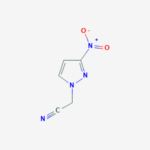 B2958452 (3-nitro-1H-pyrazol-1-yl)acetonitrile CAS No. 1006956-03-1