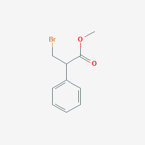 molecular formula C10H11BrO2 B2958564 Methyl 3-bromo-2-phenylpropanoate CAS No. 99070-19-6