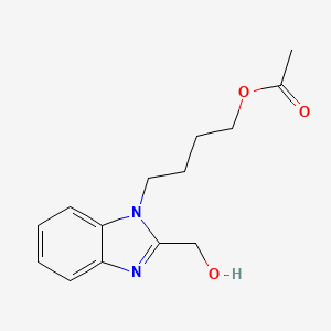 4-(2-(Hydroxymethyl)-1H-benzo[d]imidazol-1-yl)butyl acetate
