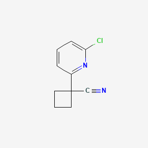 1-(6-Chloropyridin-2-yl)cyclobutanecarbonitrile