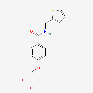N-(2-thienylmethyl)-4-(2,2,2-trifluoroethoxy)benzenecarboxamide