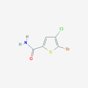 5-Bromo-4-chlorothiophene-2-carboxamide