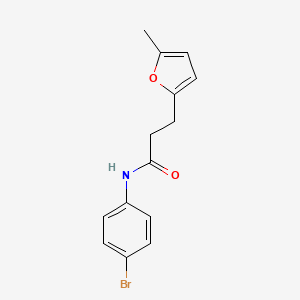 B2958753 N-(4-bromophenyl)-3-(5-methylfuran-2-yl)propanamide CAS No. 327075-00-3