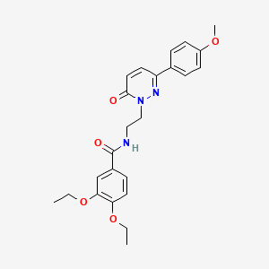 3,4-diethoxy-N-(2-(3-(4-methoxyphenyl)-6-oxopyridazin-1(6H)-yl)ethyl)benzamide