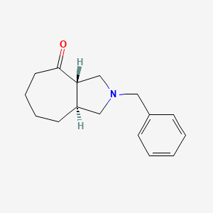 (3As,8aS)-2-benzyl-1,3,3a,5,6,7,8,8a-octahydrocyclohepta[c]pyrrol-4-one
