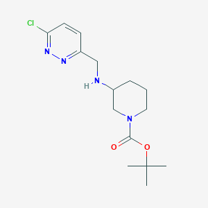 tert-Butyl 3-(((6-chloropyridazin-3-yl)methyl)amino)piperidine-1-carboxylate