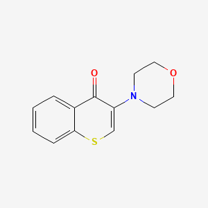 molecular formula C13H13NO2S B2958855 3-Morpholin-4-yl-thiochromen-4-one CAS No. 895796-81-3