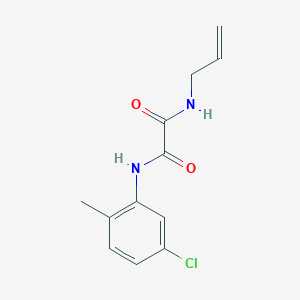 molecular formula C12H13ClN2O2 B2958881 N-(5-chloro-2-methylphenyl)-N'-(prop-2-en-1-yl)ethanediamide CAS No. 423727-76-8