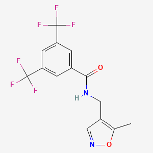 N-((5-methylisoxazol-4-yl)methyl)-3,5-bis(trifluoromethyl)benzamide
