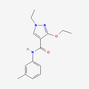 3-ethoxy-1-ethyl-N-(m-tolyl)-1H-pyrazole-4-carboxamide