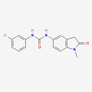 1-(3-Chlorophenyl)-3-(1-methyl-2-oxoindolin-5-yl)urea