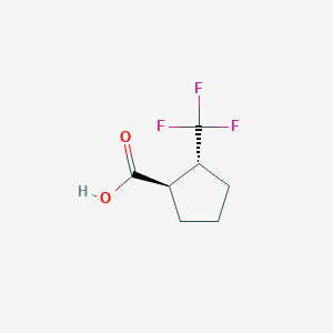 Trans-2-(trifluoromethyl)cyclopentane-1-carboxylic acid