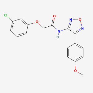2-(3-chlorophenoxy)-N-(4-(4-methoxyphenyl)-1,2,5-oxadiazol-3-yl)acetamide