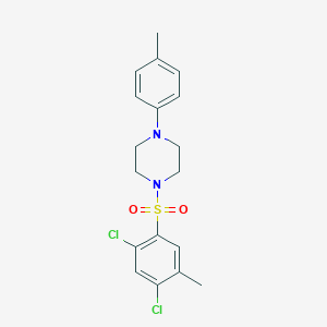 1-(2,4-Dichloro-5-methylbenzenesulfonyl)-4-(4-methylphenyl)piperazine