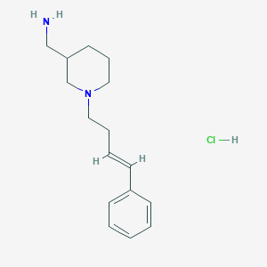 (E)-(1-(4-Phenylbut-3-en-1-yl)piperidin-3-yl)methanamine hydrochloride