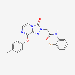 molecular formula C20H16BrN5O3 B2958954 N-(2-bromophenyl)-2-[8-(4-methylphenoxy)-3-oxo-2H,3H-[1,2,4]triazolo[4,3-a]pyrazin-2-yl]acetamide CAS No. 1115959-73-3