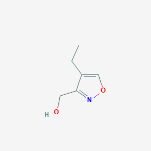 molecular formula C6H9NO2 B2958957 (4-Ethyl-1,2-oxazol-3-yl)methanol CAS No. 2490403-71-7