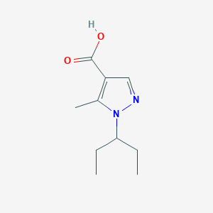 5-methyl-1-(pentan-3-yl)-1H-pyrazole-4-carboxylic acid