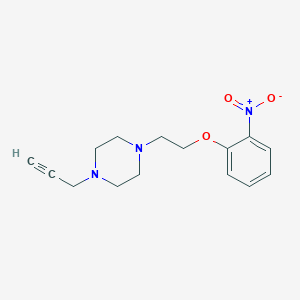 1-[2-(2-Nitrophenoxy)ethyl]-4-(prop-2-yn-1-yl)piperazine
