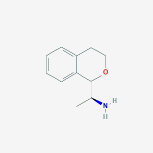 (1S)-1-(3,4-Dihydro-1H-isochromen-1-yl)ethanamine