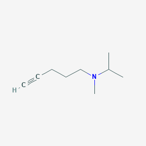 molecular formula C9H17N B2959047 methyl(pent-4-yn-1-yl)(propan-2-yl)amine CAS No. 1566901-05-0
