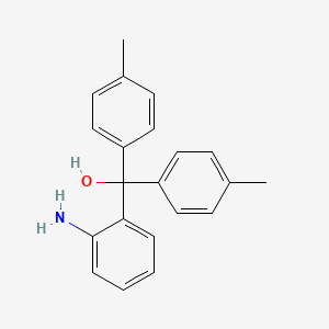 molecular formula C21H21NO B2959085 (2-Aminophenyl)[bis(4-methylphenyl)]methanol CAS No. 91148-61-7