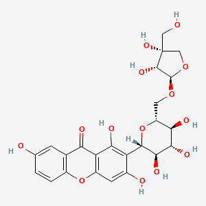 molecular formula C24H26O14 B2959140 Sibiricaxanthone A 