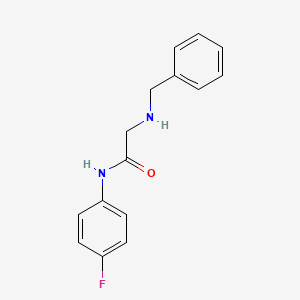 2-(benzylamino)-N-(4-fluorophenyl)acetamide