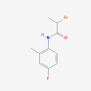 2-Bromo-N-(4-fluoro-2-methylphenyl)propanamide