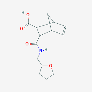 3-[(Tetrahydro-furan-2-ylmethyl)-carbamoyl]-bicyclo[2.2.1]hept-5-ene-2-carboxylic acid
