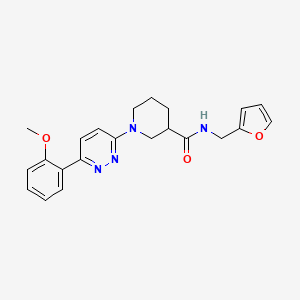 N-(furan-2-ylmethyl)-1-(6-(2-methoxyphenyl)pyridazin-3-yl)piperidine-3-carboxamide