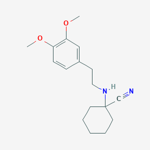 1-Cyano-N-(3,4-dimethoxyphenethyl)cyclohexylamine