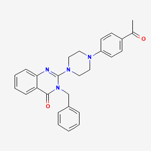 2-[4-(4-Acetylphenyl)piperazin-1-yl]-3-benzyl-3,4-dihydroquinazolin-4-one
