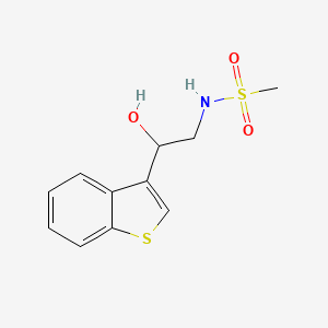 N-(2-(benzo[b]thiophen-3-yl)-2-hydroxyethyl)methanesulfonamide