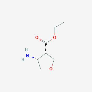 Ethyl (3S,4R)-4-aminooxolane-3-carboxylate
