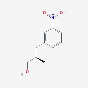 (2R)-2-Methyl-3-(3-nitrophenyl)propan-1-ol