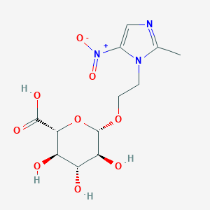 molecular formula C12H17N3O9 B029593 Metronidazole beta-D-Glucuronide CAS No. 100495-98-5