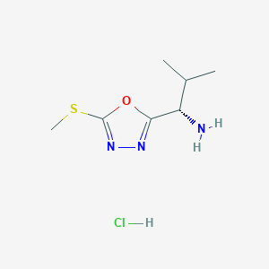 molecular formula C7H14ClN3OS B2959479 C7H14ClN3OS CAS No. 1281869-45-1