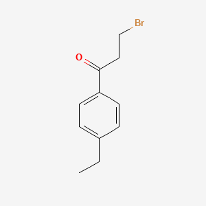 molecular formula C11H13BrO B2959509 3-Bromo-1-(4-ethylphenyl)propan-1-one CAS No. 33994-10-4