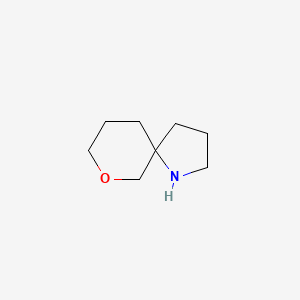 molecular formula C8H15NO B2959536 7-Oxa-1-azaspiro[4.5]decane CAS No. 82742-26-5