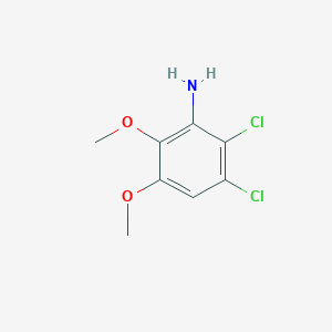 molecular formula C8H9Cl2NO2 B295955 2,3-Dichloro-5,6-dimethoxyaniline 