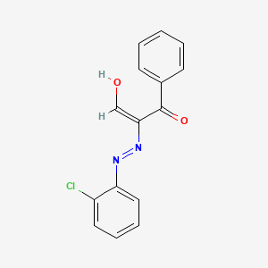 (2E)-2-[2-(2-chlorophenyl)hydrazin-1-ylidene]-3-oxo-3-phenylpropanal