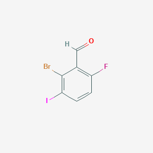 2-Bromo-6-fluoro-3-iodobenzaldehyde